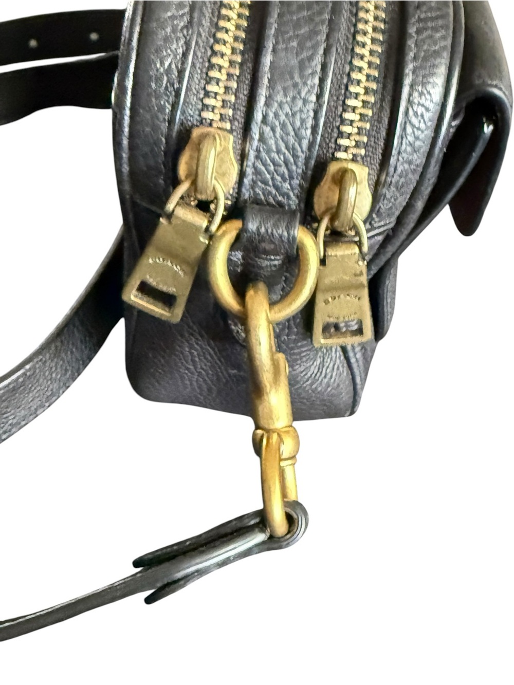 Coach Willow Camera Bag Black Pebbled Leather Turnlock Crossbody - Picture 4 of 12